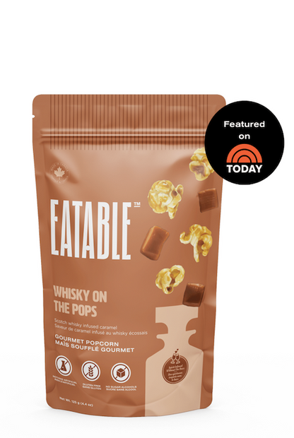 Eatable Gourmet Popcorn - Whiskey On The Pops 125G