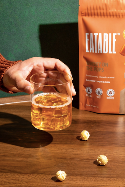 Eatable Gourmet Popcorn - Whiskey On The Pops 125G