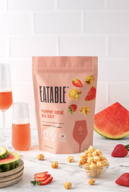 Eatable Gourmet Popcorn - Poppin' Rose All Day 125G