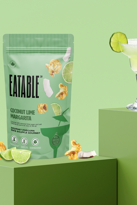 Eatable Gourmet Popcorn - Coconut Lime Margarita