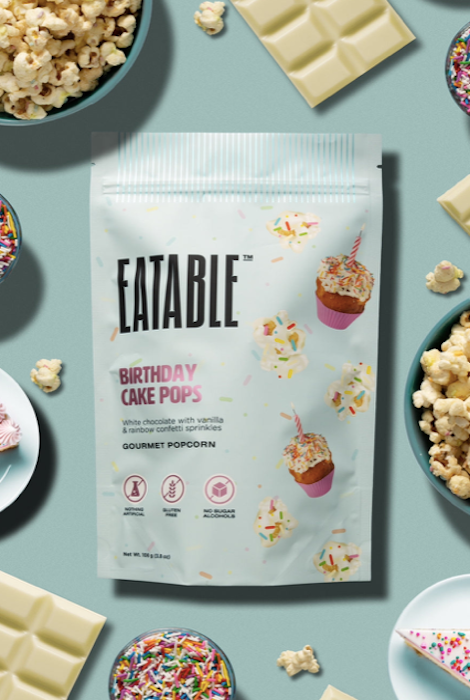 Eatable Gourmet Popcorn Birthday Cake Pops