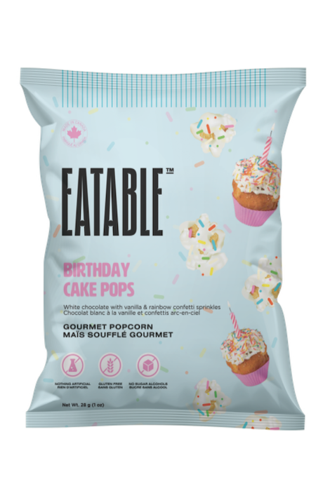 Eatable Gourmet Popcorn - Mini White Chocolate Rainbow