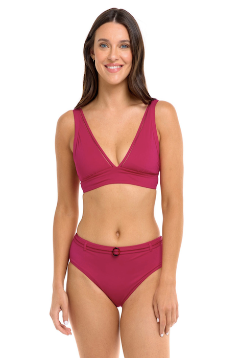 Skye Divine Belted Alessia Bottom Raspberry