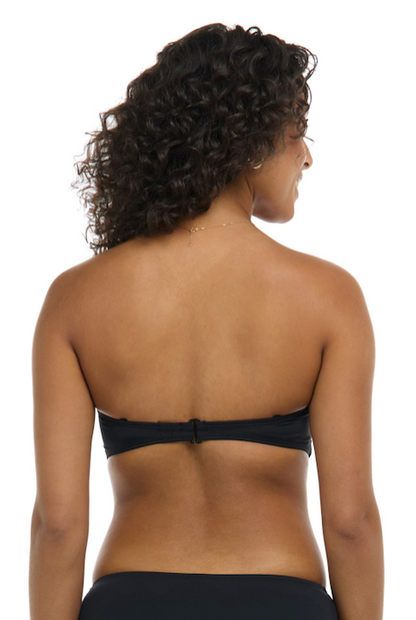 Skye Solids Clara Bandeau Top - Black