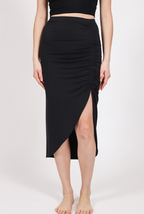 Koy Resort Laguna Ruched Skirt - Black