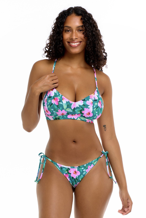 Eidon Tropical Paradise Madison D-F Cup Top Lagoon