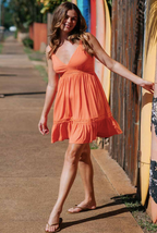 Koy Resort Laguna Empire Waist Dress - Punch