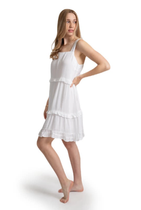 Koy Resort Miami Square Neck Tank Dress White