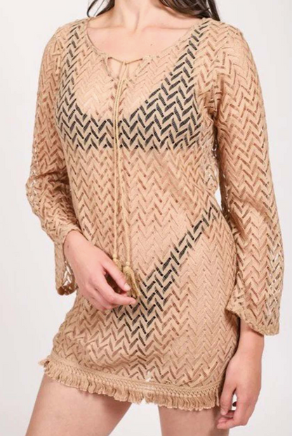 Koy Resort Zuma Tunic Dress Sand