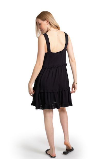 Koy Resort Miami Square Neck Tank Dress Black