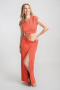 Koy Resort Laguna Maxi Skirt - Punch