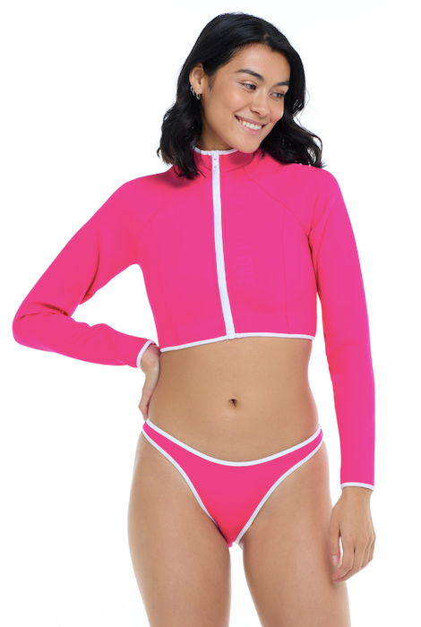 Body Glove Undersea Modern Love Rashguard Flamingo Pink