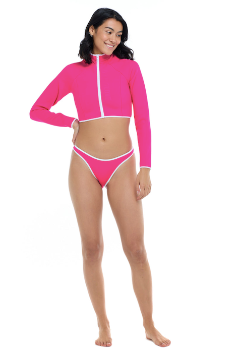 Body Glove Undersea Modern Love Rashguard Flamingo Pink