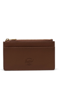 Herschel Oscar Large Cardholder Vegan Leather Wallet - Saddle Brown