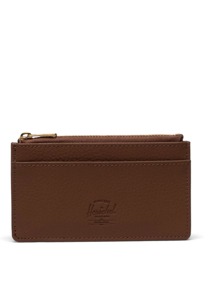 Herschel Oscar Large Cardholder Vegan Leather Wallet - Saddle Brown