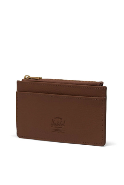 Herschel Oscar Large Cardholder Vegan Leather Wallet - Saddle Brown