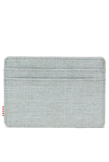 Herschel Charlie Cardholder Wallet - Iceberg Green Crosshatch