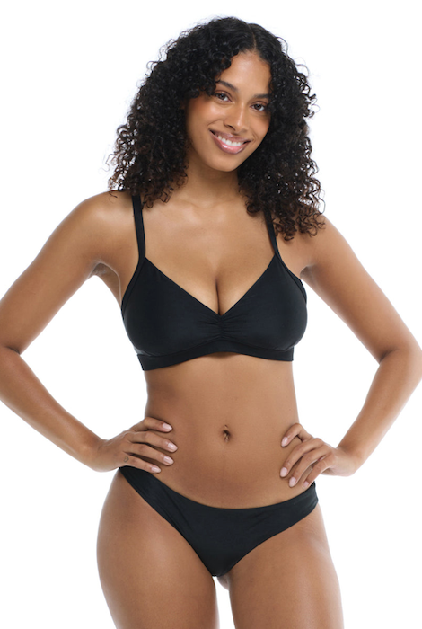 BODY GLOVE SMOOTHIES DREW D-F CUP TOP BLACK