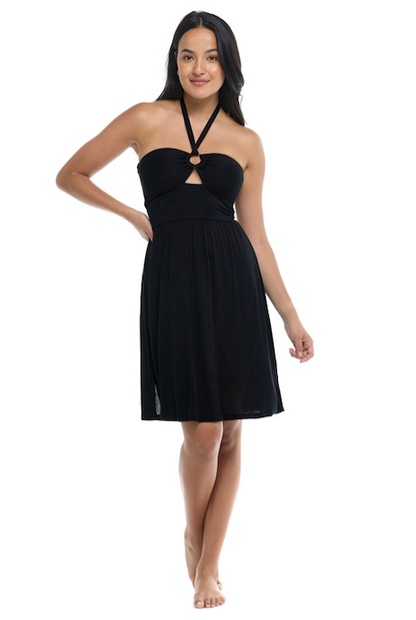 SKYE DIAMOND DRESS BLACK