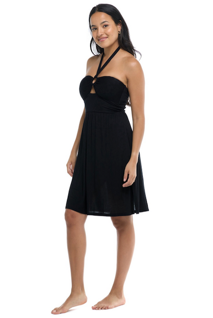 SKYE DIAMOND DRESS BLACK