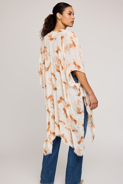 GENTLE FAWN MOSAIC COVER-UP - SIENNA PETAL