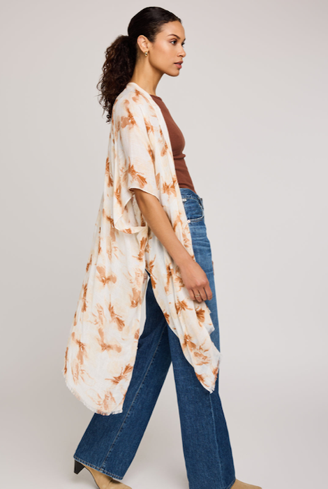 GENTLE FAWN MOSAIC COVER-UP - SIENNA PETAL