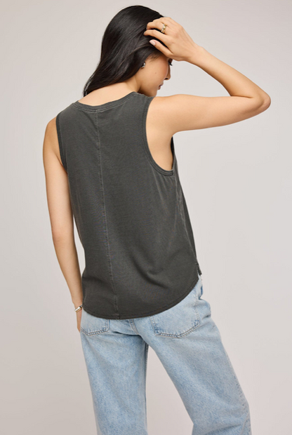 GENTLE FAWN GISELE TANK - WASHED BLACK