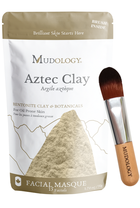 MUDOLOGY AZTEC BENTONITE CLAY WITH BRUSH 50 G