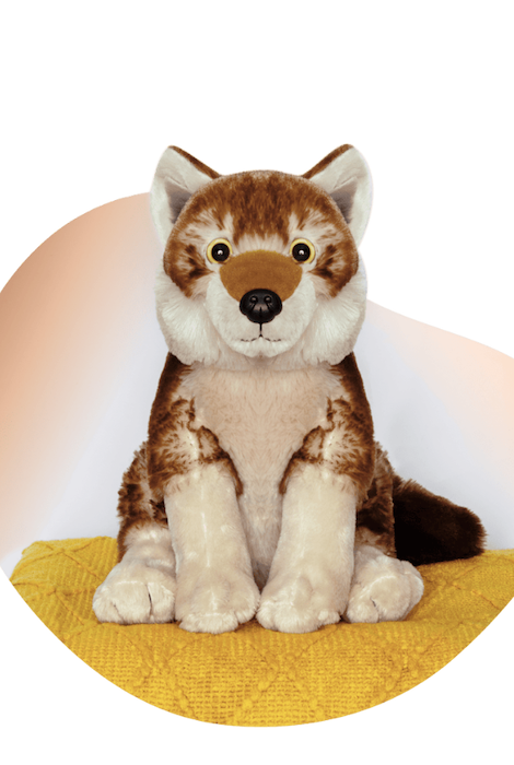 FAHLO THE SCOUT PLUSH - WOLF