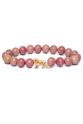 Fahlo The Ascent Snow Leopard Tracking Bracelet in Wildflower Pink