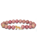 Fahlo The Ascent Snow Leopard Tracking Bracelet in Wildflower Pink