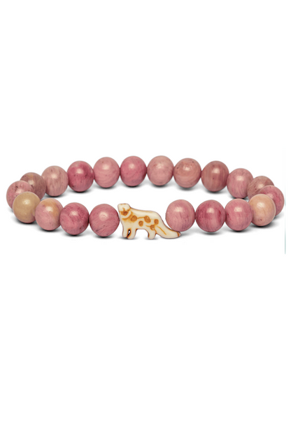 Fahlo The Ascent Snow Leopard Tracking Bracelet - Wildflower Pink