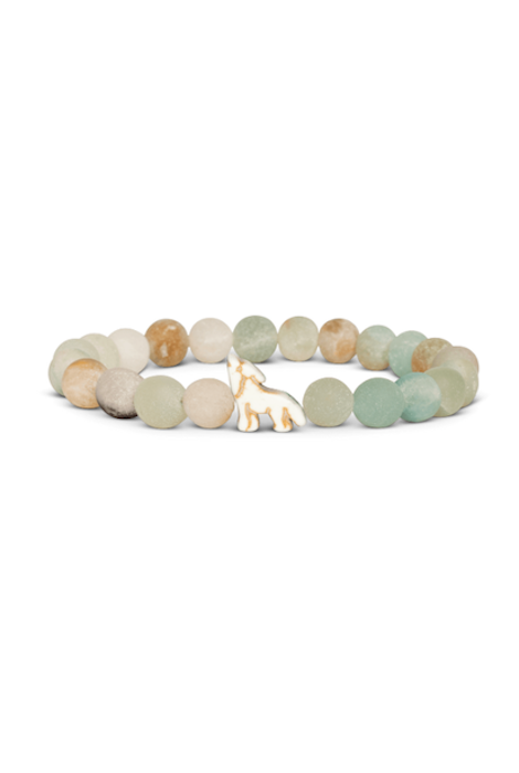 FAHLO THE SCOUT WOLF TRACKING BRACELET - SKY STONE