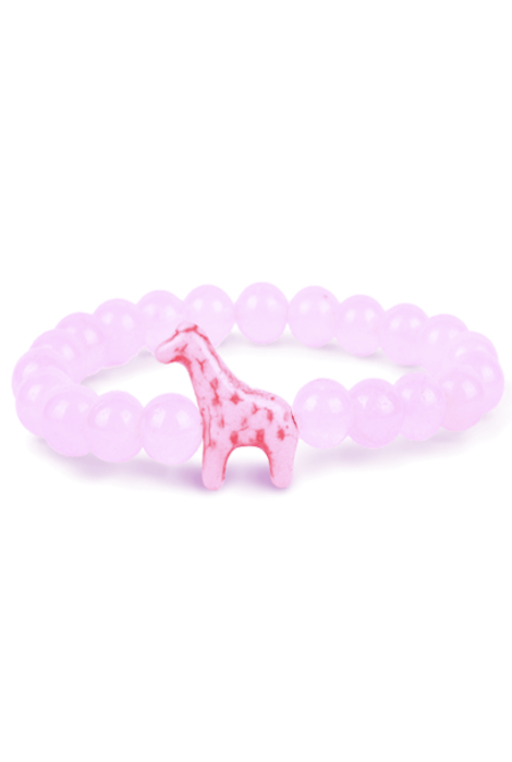 FAHLO THE TREK GIRAFFE BRACELET ORCHID PINK