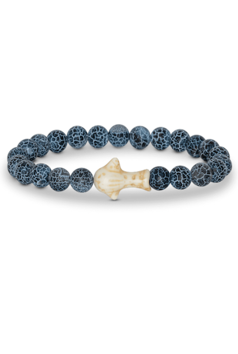 FAHLO THE QUEST WHALE SHARK TRACKING BRACELET - DEEP BLUE