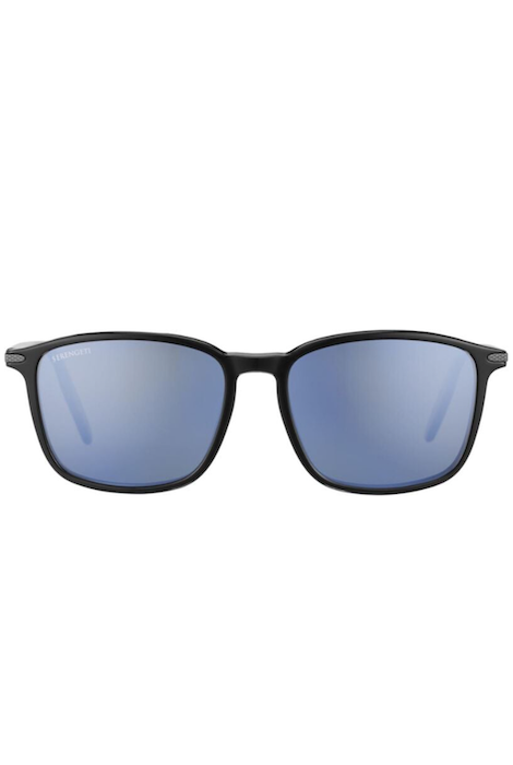 Serengeti Lenwood - Shiny Black / Mineral Polarized 555Nm Blue Cat 2 To 3