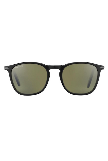 Serengeti Delio - Shiny Black / Mineral Polarized 555Nm Cat 3 To 3