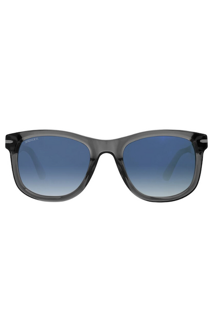 Serengeti Danny - Shiny Transluscent Grey Mineral Polarized Blue Gradient