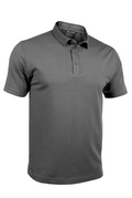 2UNDR Classic Polo - Dark Grey, men's polo shirt product photograph