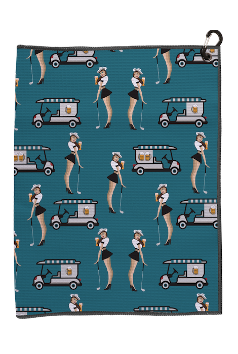 2Undr Golf Towel - Cart Girl