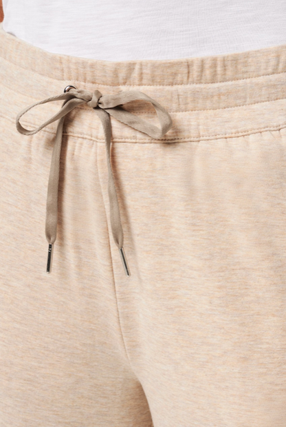 Travismathew Cloud Terry Wide Leg Pant - Heather Natural