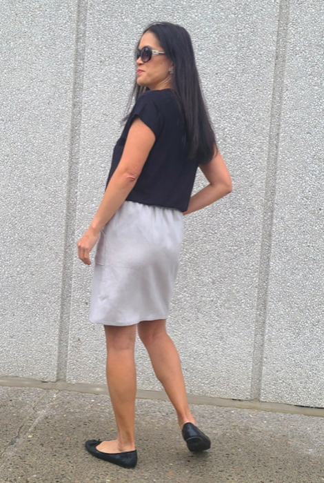 Pico Charlie Cole Inez Linen Skirt - Dove Grey