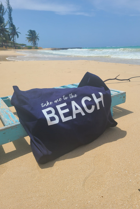 Pico Charlie Cole Take Me To The Beach Tote - Navy