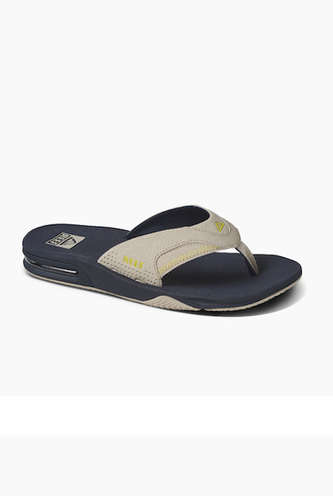 Reef Fanning Navy/Oak/Lime