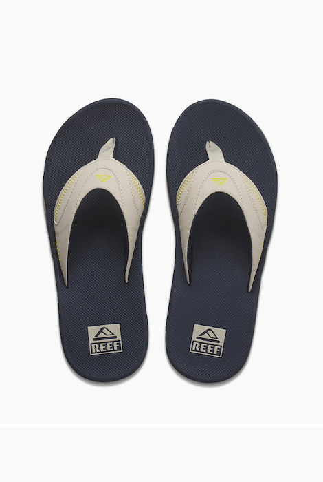 Reef Fanning Navy/Oak/Lime