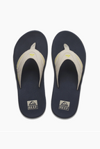 Reef Fanning Navy/Oak/Lime