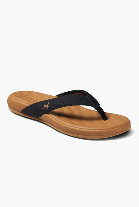 Reef Cushion Harmony Sandals - Black/Tan