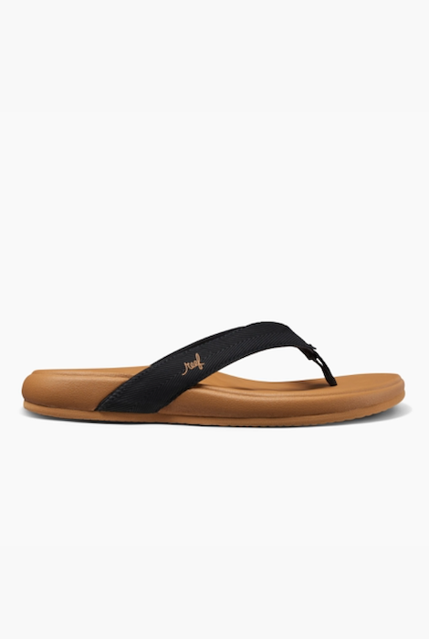 Reef Cushion Harmony Sandals - Black/Tan