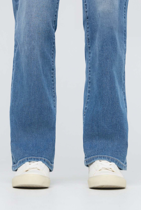 Duer Performance Denim+ High Rise Straight - Vintage Seaside