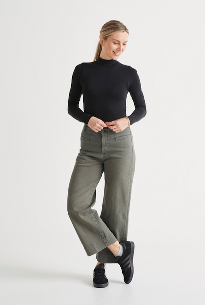 Duer Luxtwill High Rise Trouser - Thyme